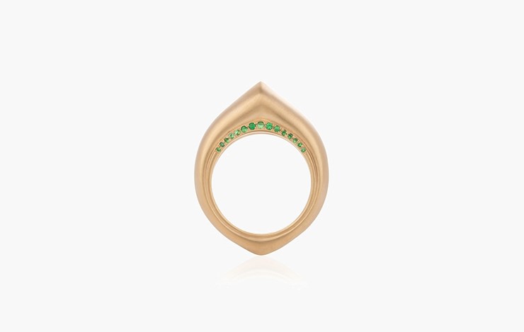 THE ARCH LUCK STRIPE BIG RING